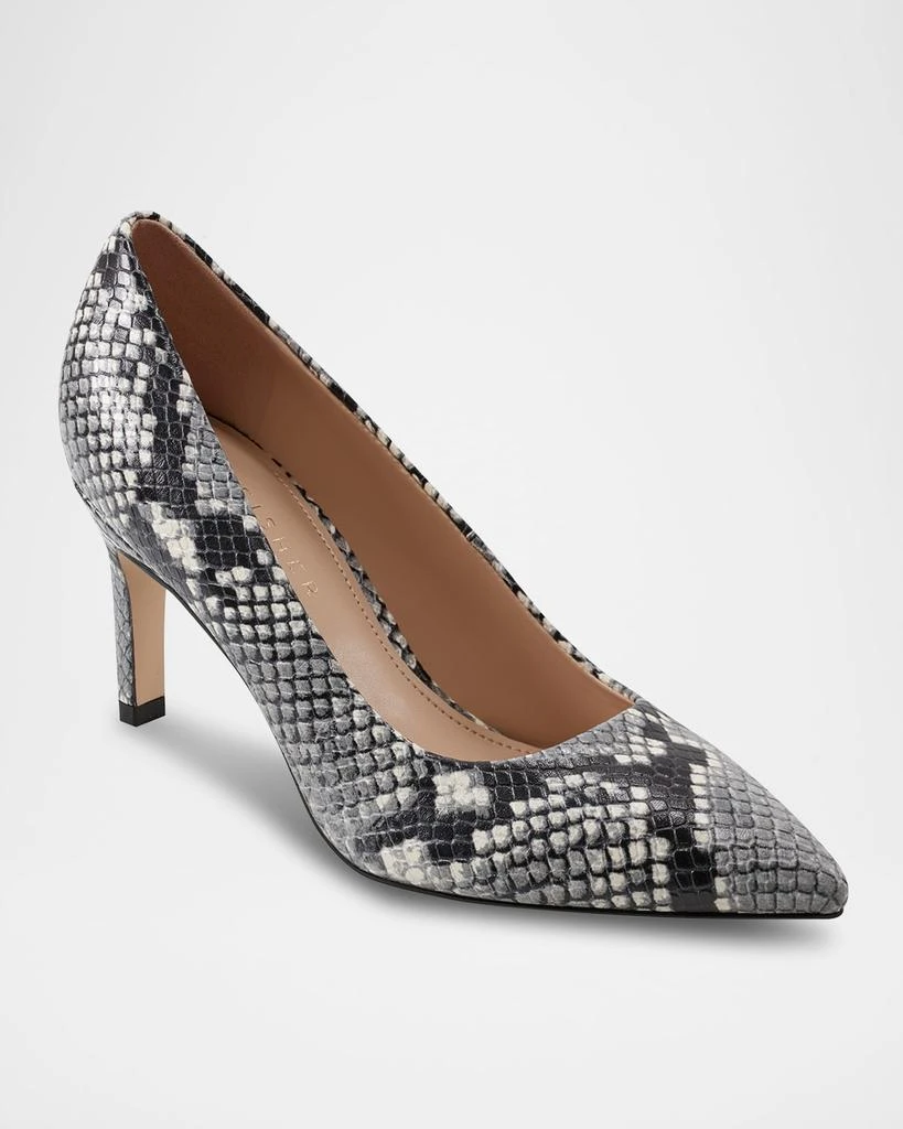 Marc Fisher Velvet Mid-Heel Stiletto Pumps 2