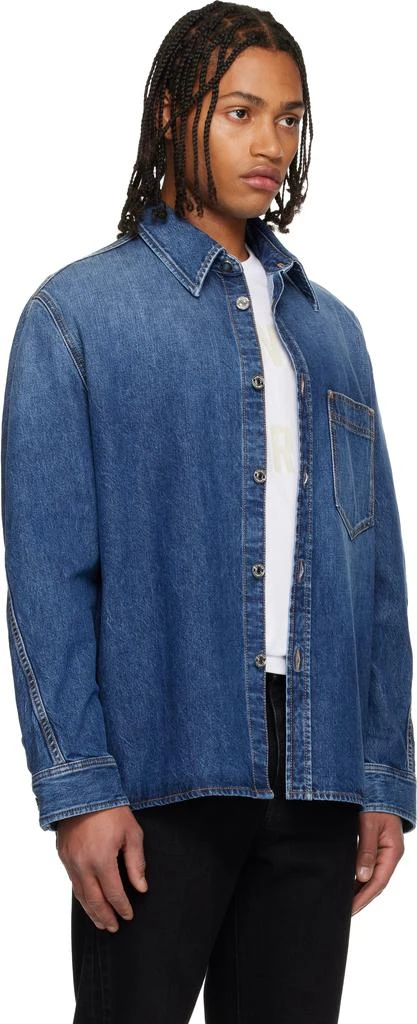 Givenchy Blue Couture Seam Overshirt 2