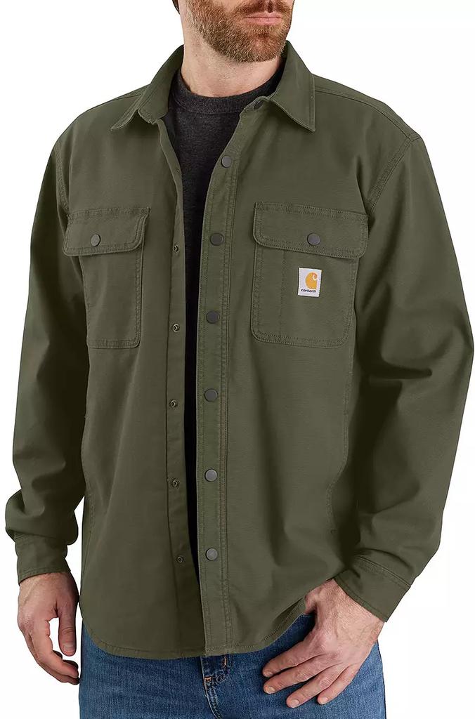 Carhartt Men's Canvas Fleece Lined Shirt Jacke