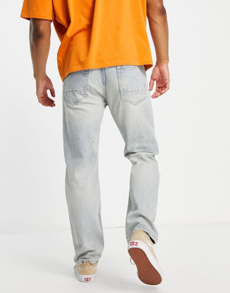 PACSUN Pacsun distressed relaxed jeans in blue