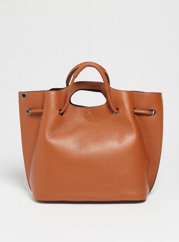 预计3周后发货 Maison Heritage Sac Cabas Prun - Camel - Femme 6