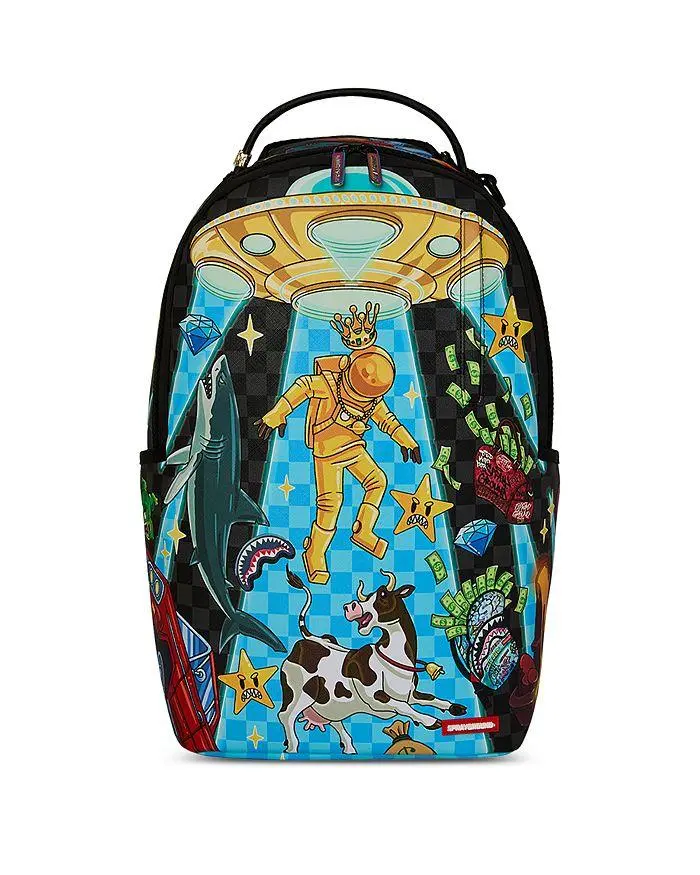 SprayGround Unisex Space Warped RMX DLX Backpack