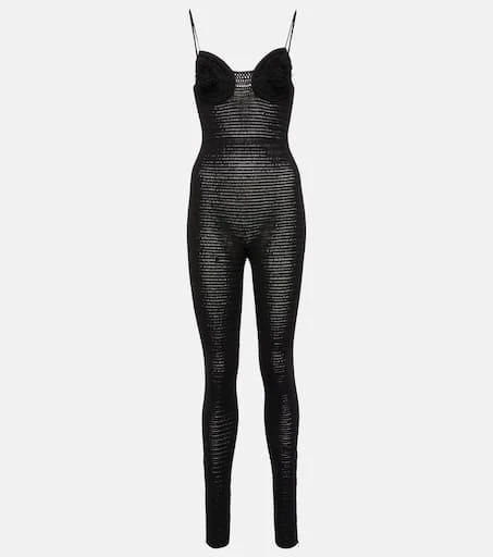 Magda Butrym Crochet bustier jumpsuit 1