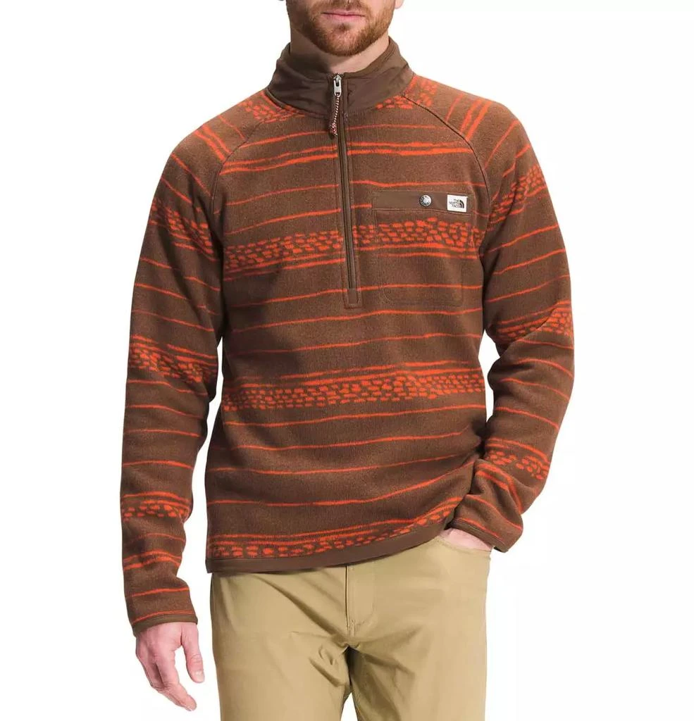 The North Face The North Face Men's Printed Gordon Lyons 1/4 Zip Pullover Fleece 1