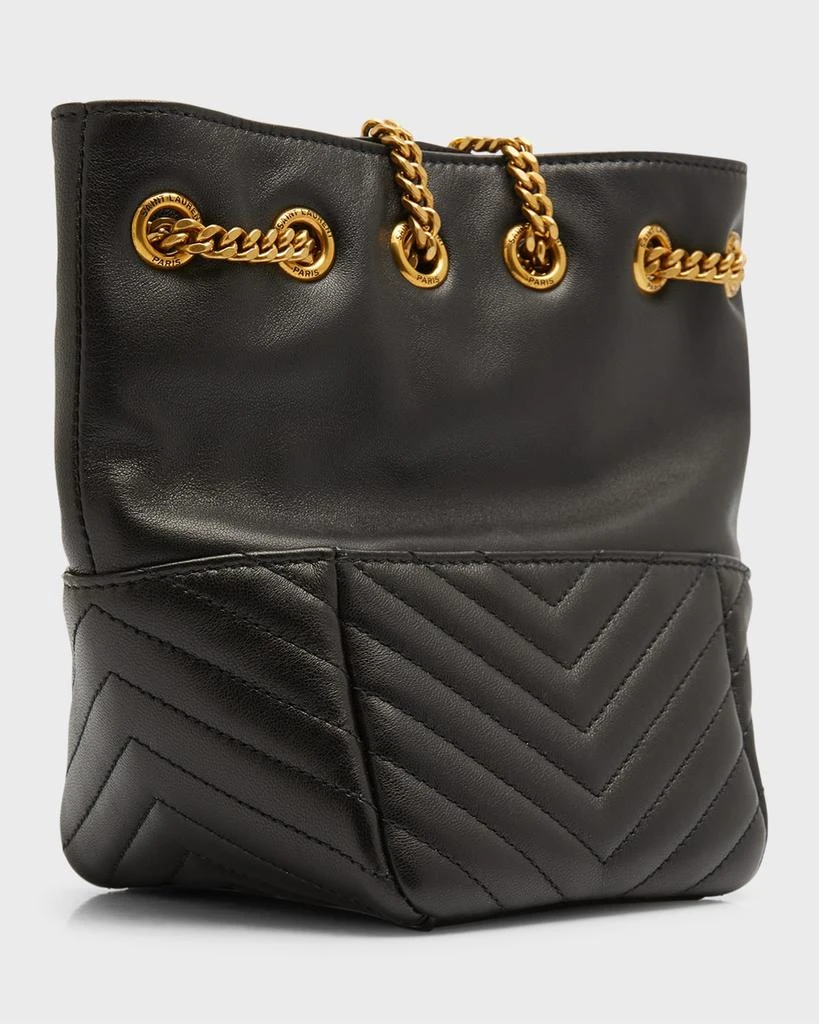 Yves Saint Laurent Joe Mini YSL Bucket Bag in Smooth Leather 6