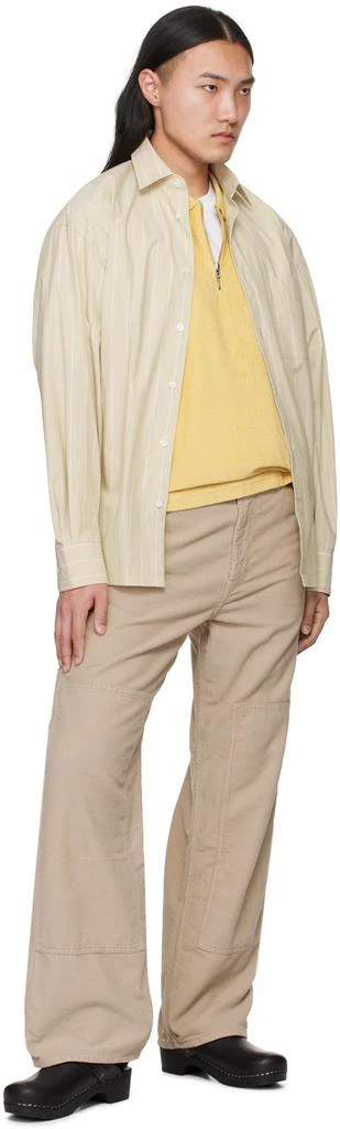 FILIPPA K Yellow Striped Shirt 4
