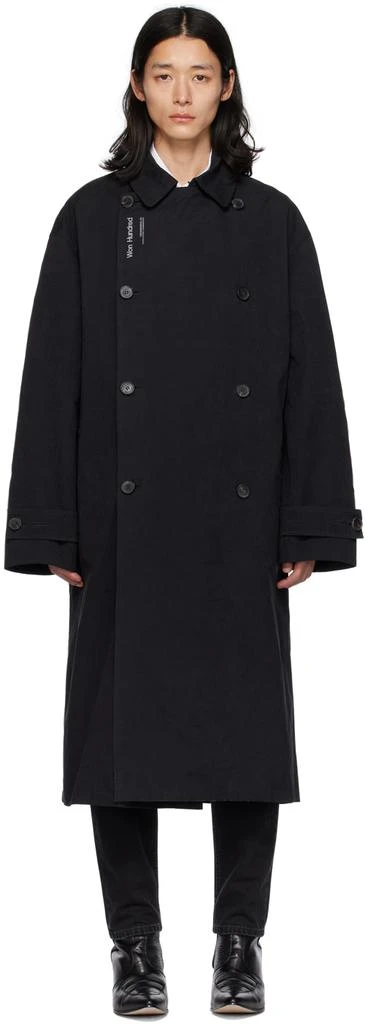 Won Hundred Black Amsterdam Trench Coat 1
