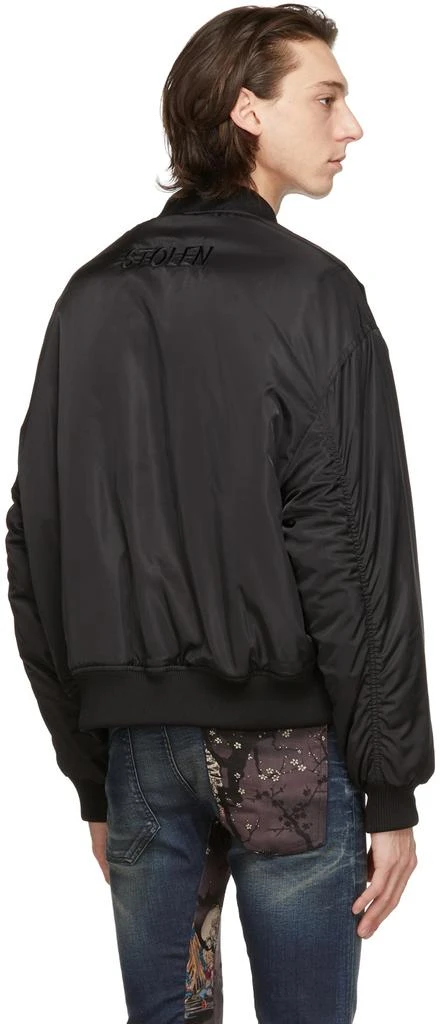 Stolen Girlfriends Club Reversible Black Stolen Bomber Jacket 3