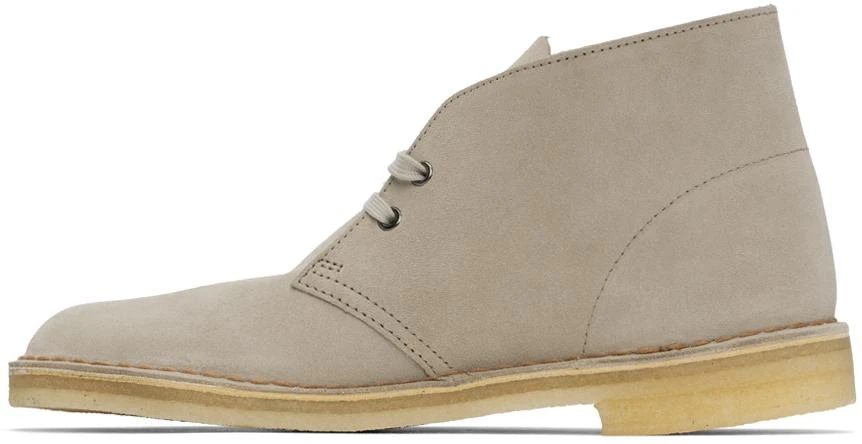 Clarks Taupe Suede Desert Boots 3