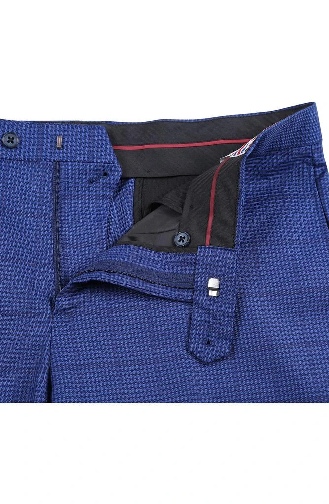 English Laundry Trim Fit Plaid Two-Piece Suit 10