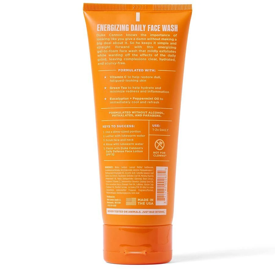 Duke Cannon Energizing Face Wash 2