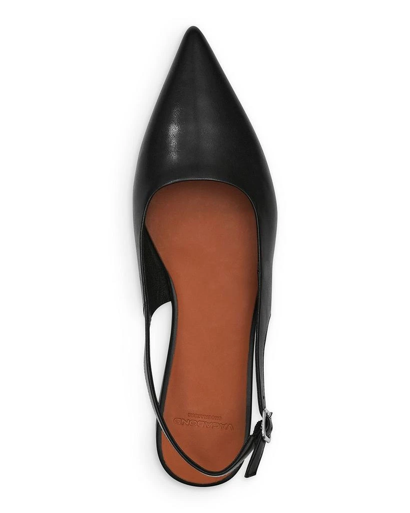 Vagabond Shoemakers Women's Hermine Pointed Toe Slingback Flats 4