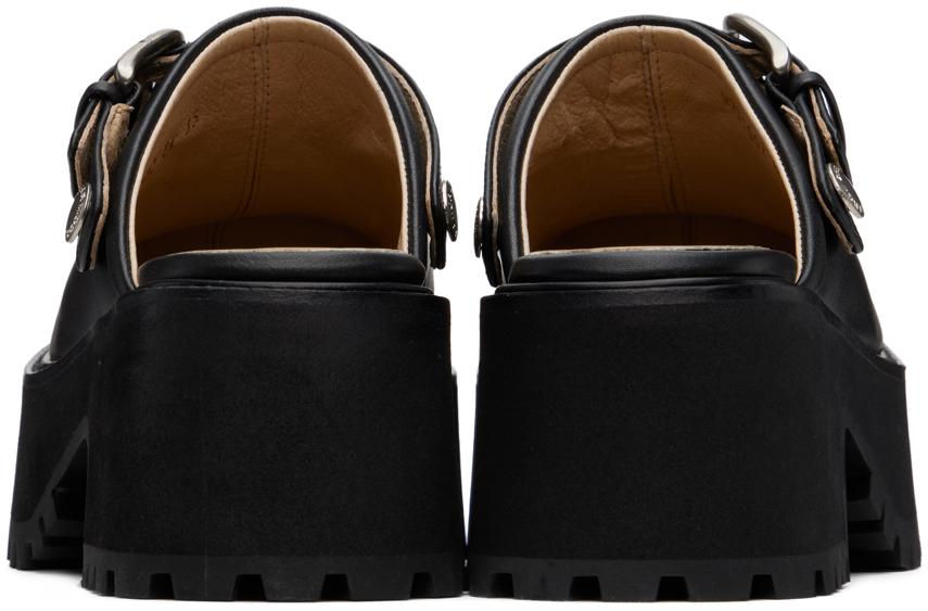 Marge Sherwood Black 70's Clogs