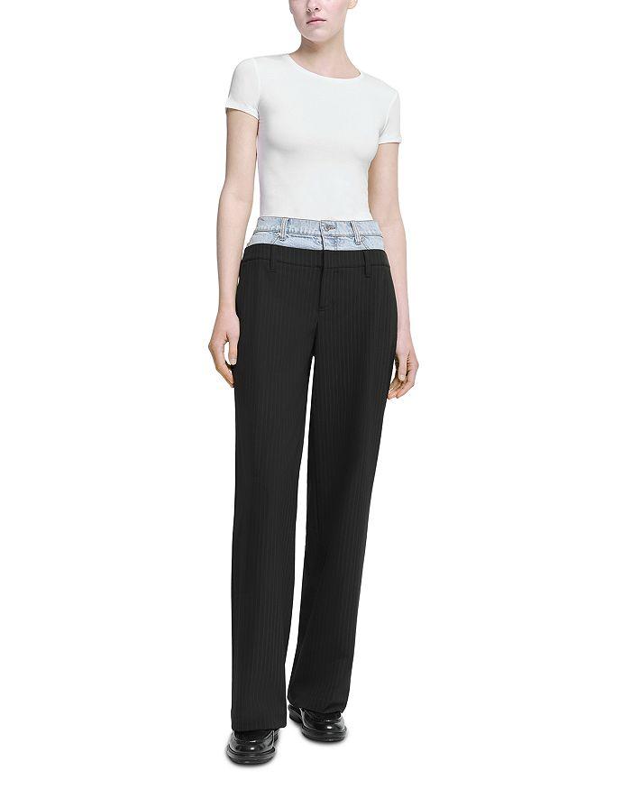 SIMKHAI Ophelia Double Waist Pants