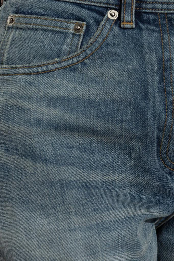 Versace Versace Logo-Patch Twisted Jeans 5
