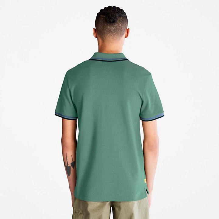 Timberland Millers River Tipped Polo Shirt for Men in Green 2