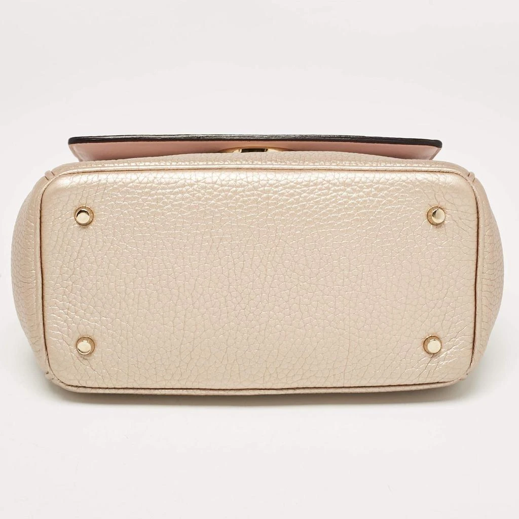 Dior Dior Bronze Leather Mini Be Dior Top Handle Bag 12