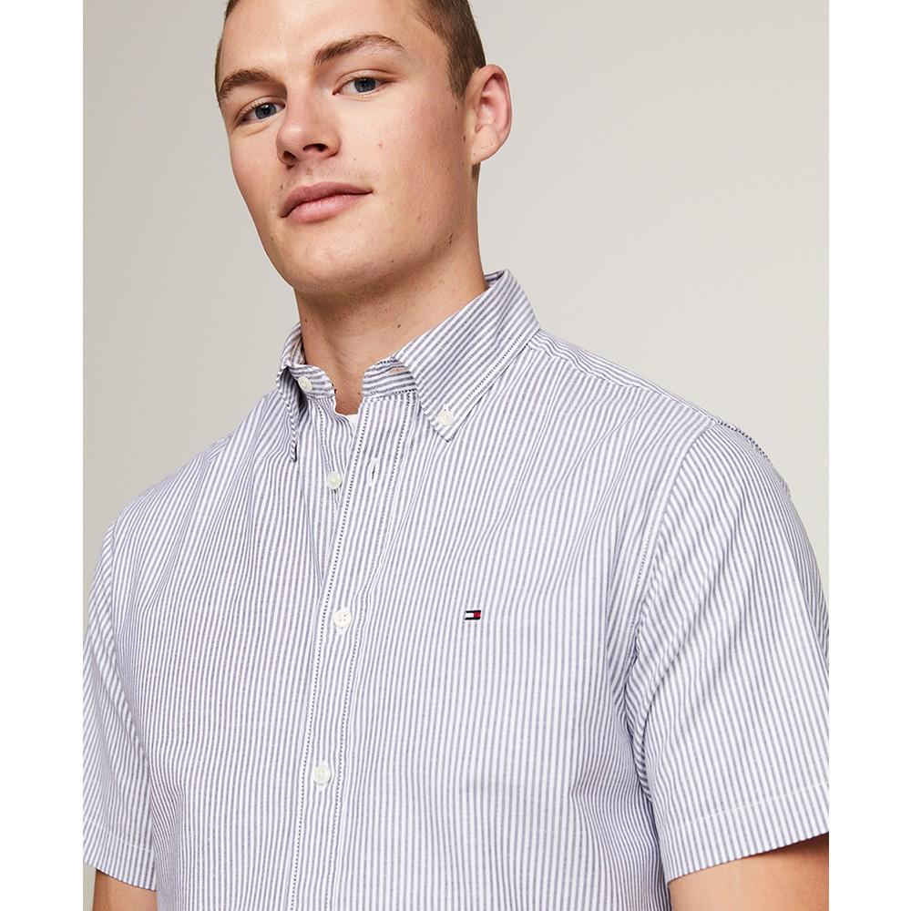 Tommy Hilfiger Men's Regular-Fit 1985 Flex Oxford Shirt