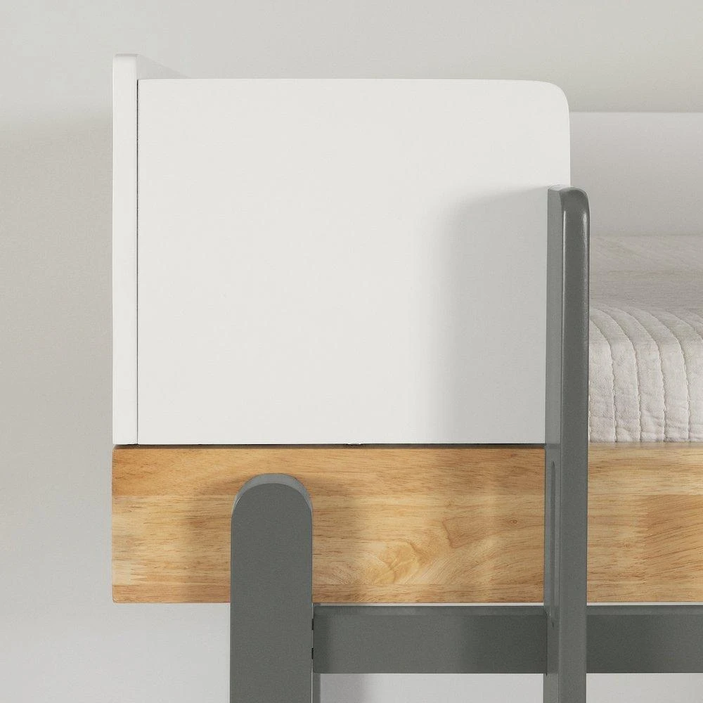 South Shore Furniture Bebble Bed, Natural and Gray 5