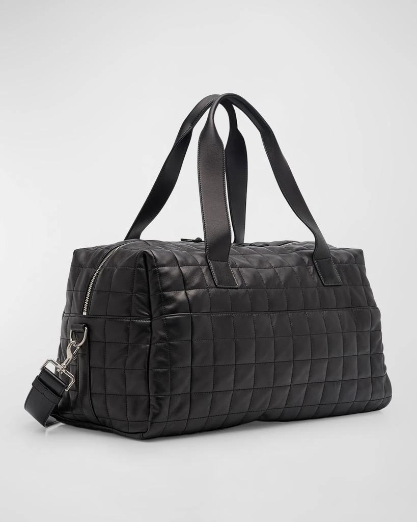 Yves Saint Laurent Men's Nuxx Quilted Leather Duffel Bag 6