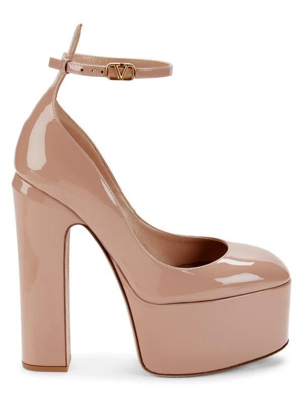 Valentino Leather Plaform Sandals 1