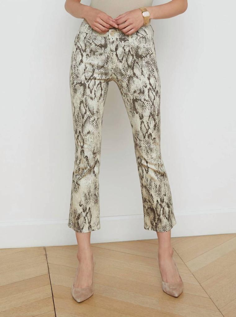 L'Agence L'Agence - Tati High Rise Crop Micro Boot Jean