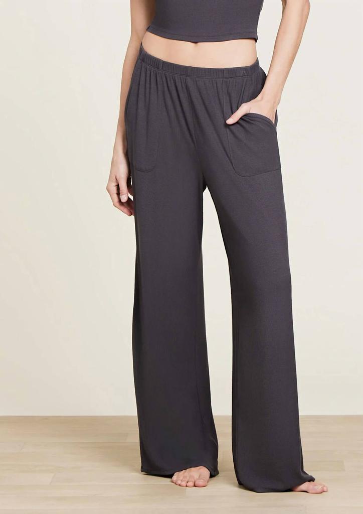 Barefoot Dreams Barefoot Dreams - Ultra Soft Rib Patch Pocket Pant