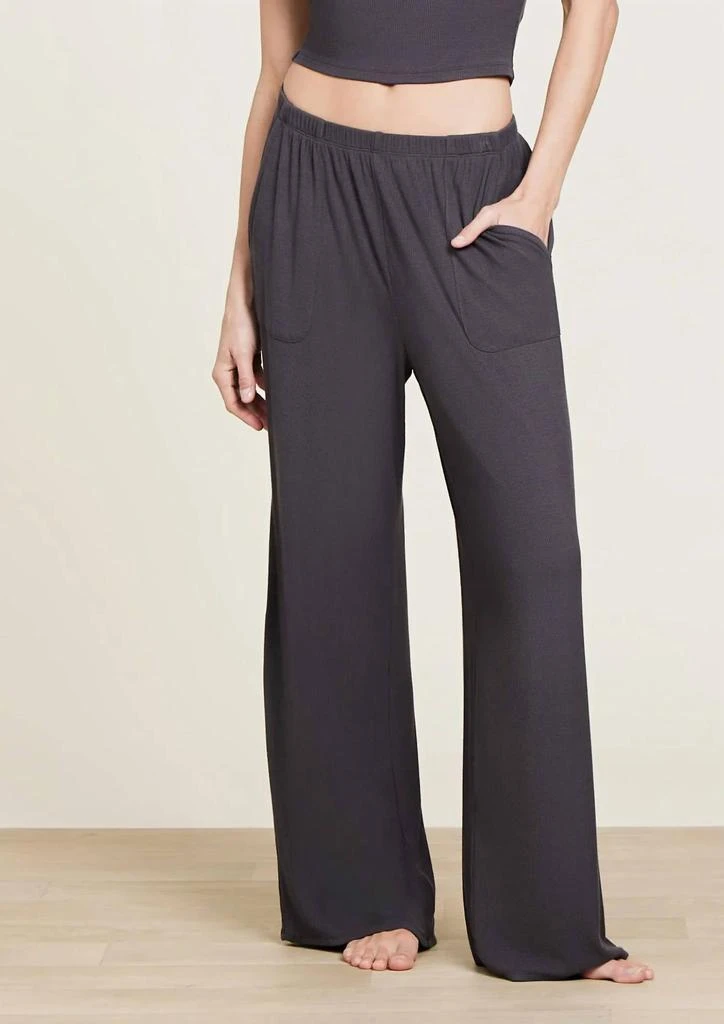 Barefoot Dreams Barefoot Dreams - Ultra Soft Rib Patch Pocket Pant 1