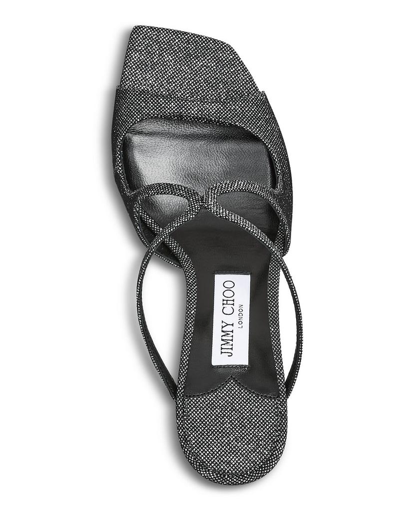 JIMMY CHOO ANISE 75 SANDALS サンダル Black Patent Leather Mules | ANISE 75 | Spring/Summer 2023