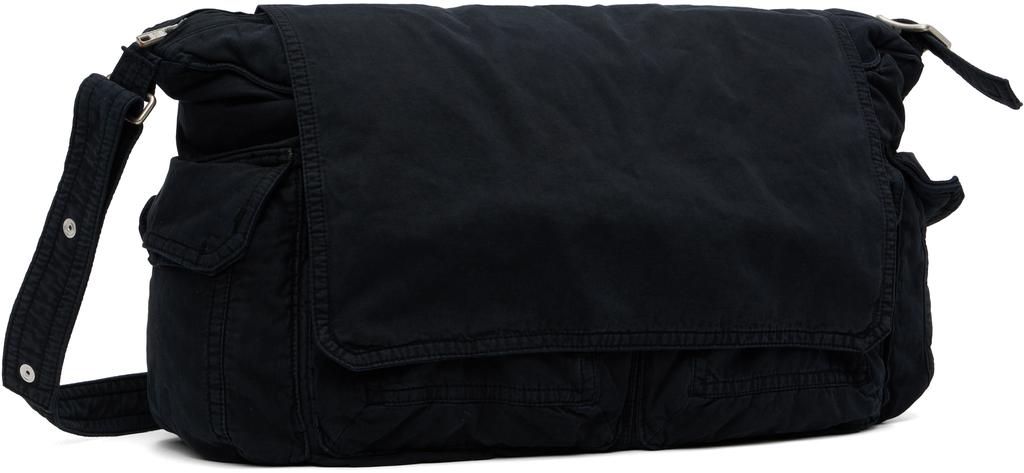 ERL Black Twill Cargo Bag