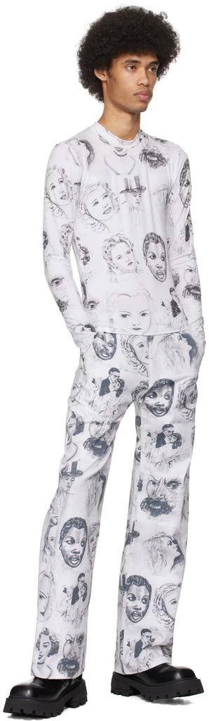 Maisie Wilen White Nebula Trousers 4