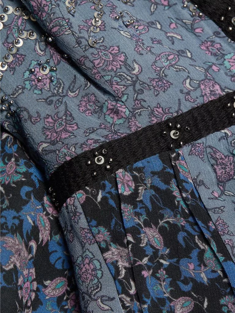 Free People Forever Time Paneled Floral Maxi Dress 7