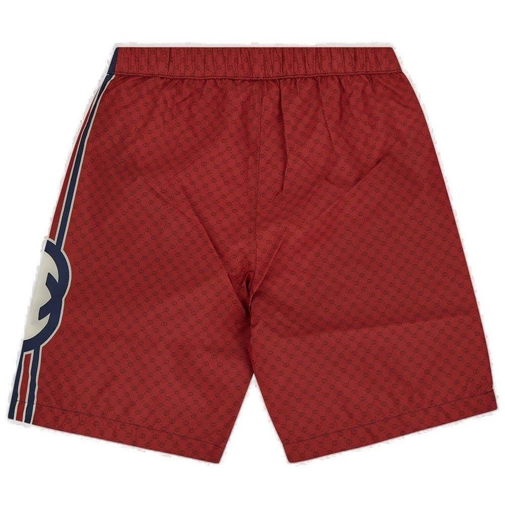 Interlocking G-motif Stripe Detailed Swim Shorts – On Sale Now