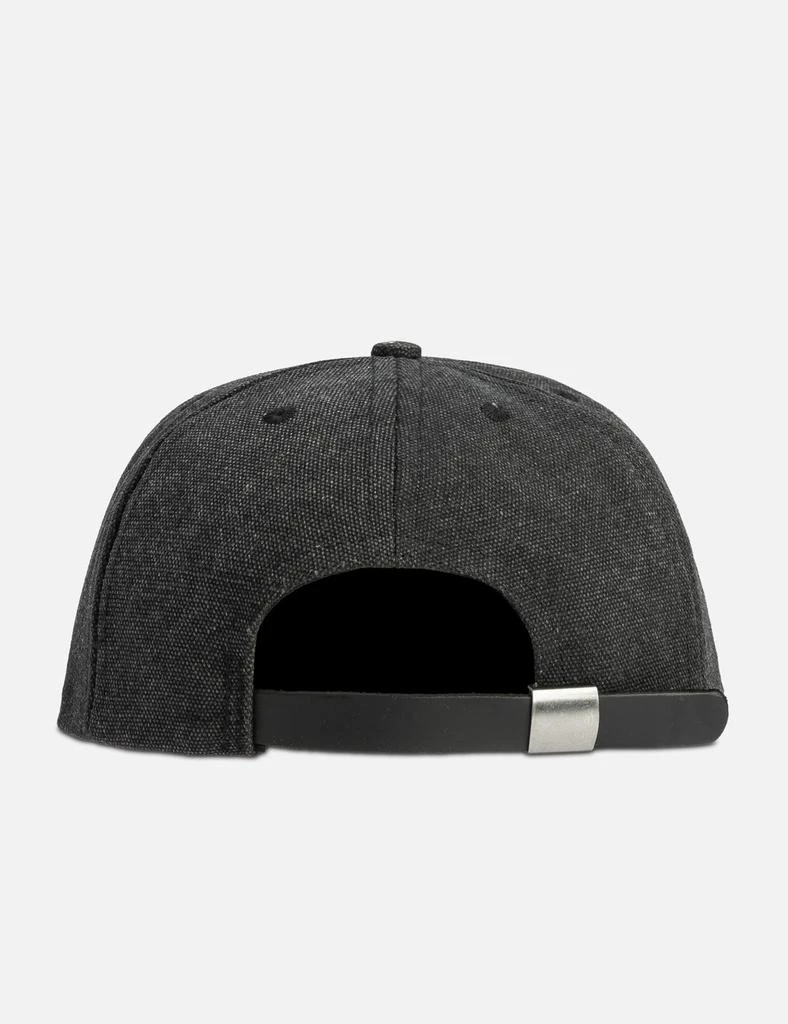 Brain Dead WASHED TWILL LOGOHEAD HAT - BLACK 3