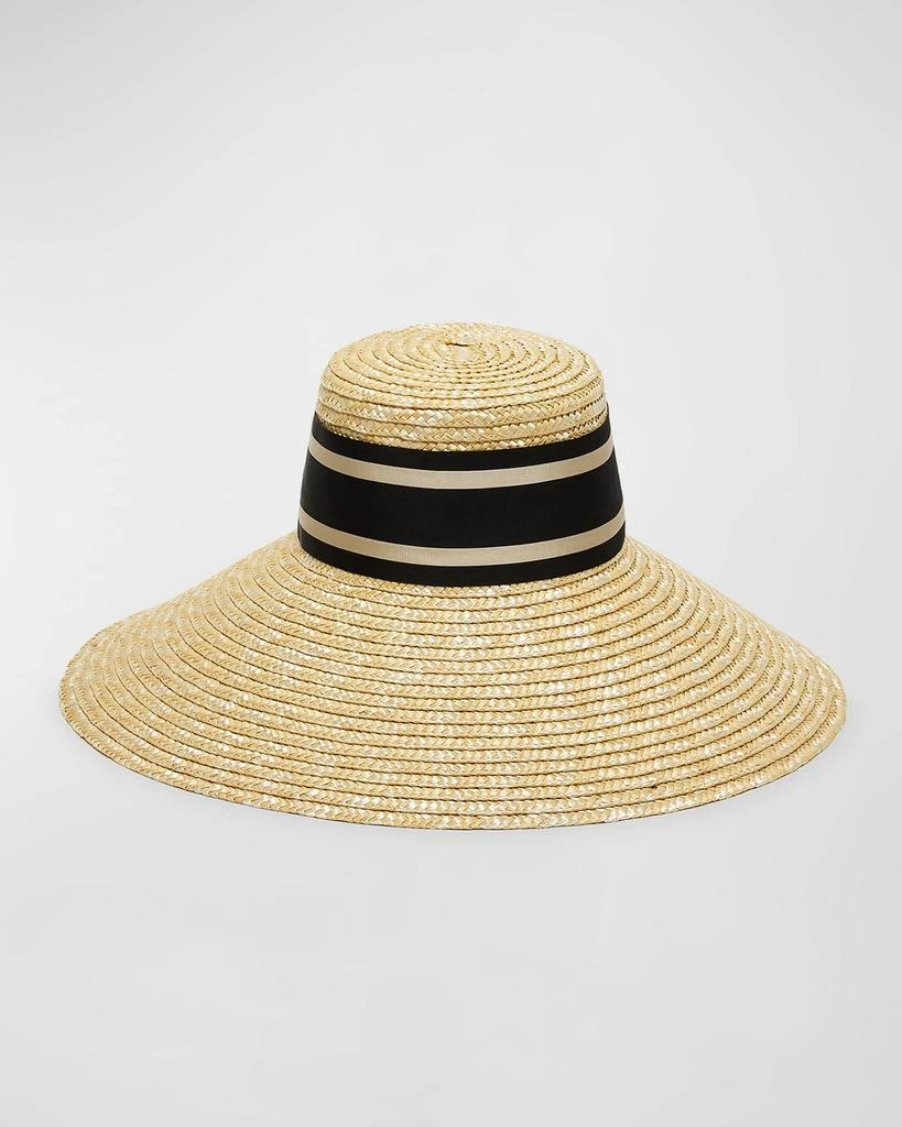 Eugenia Kim Mirabel Braided Straw Floppy Hat 1