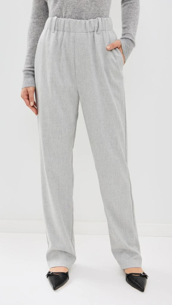 Enza Costa Wool Suiting Pull On Trousers 1