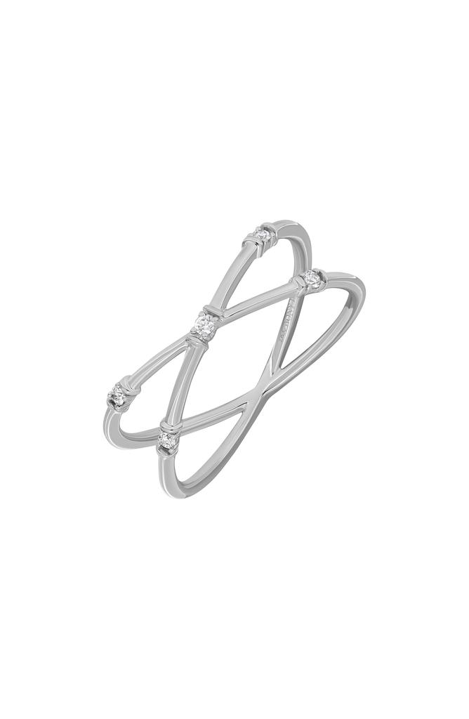 Bony Levy Liora Diamond Crossover Ring - 0.05ct.