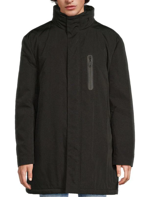 Calvin Klein Stand Collar Long Jacket 1