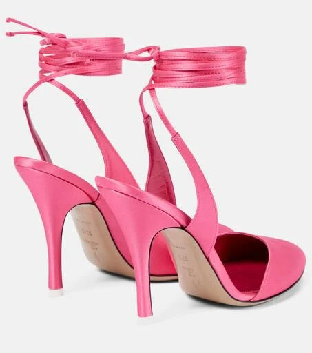 The Attico Carrie satin pumps 3