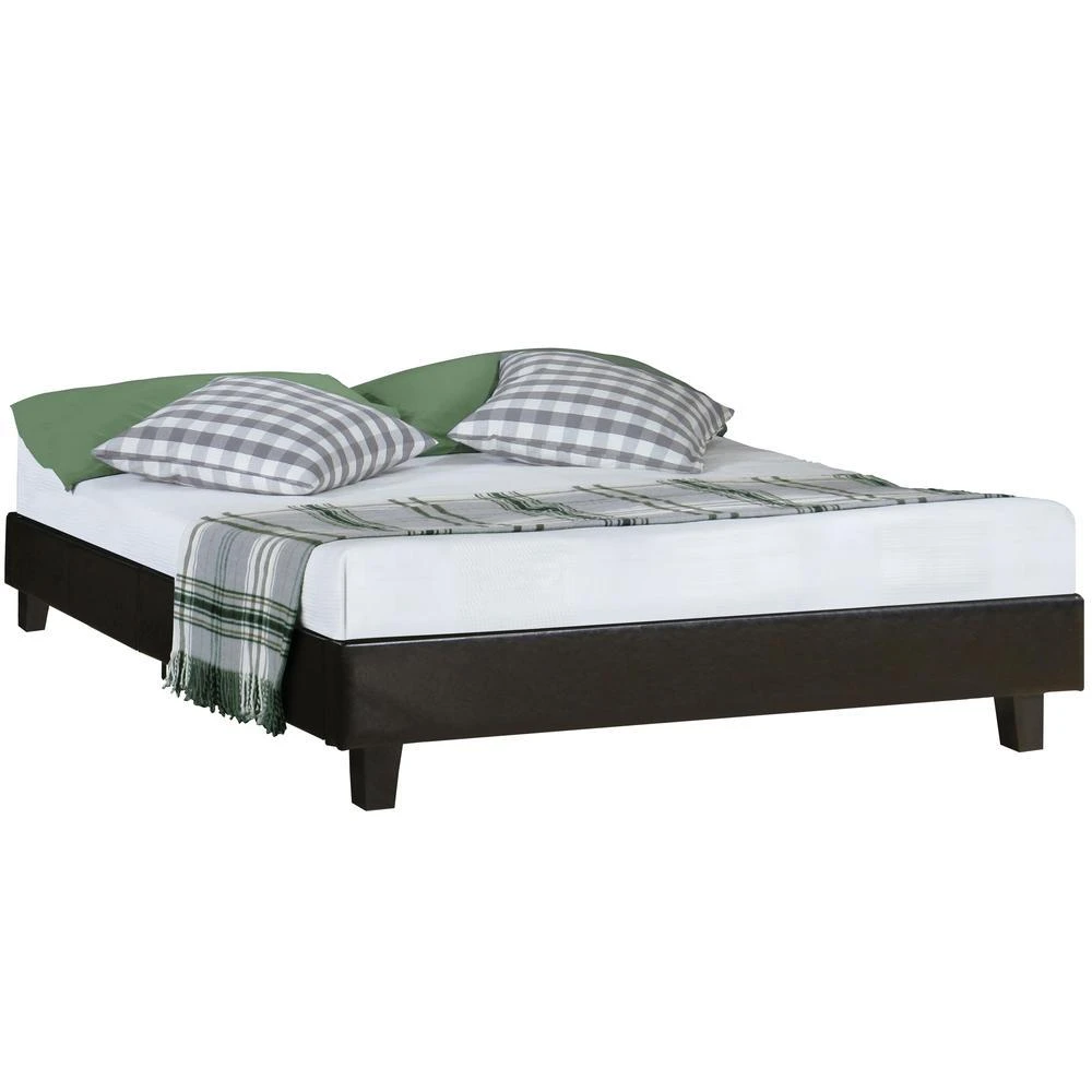 Camden isle Acton Platform Bed, Queen, Black/ Black 5