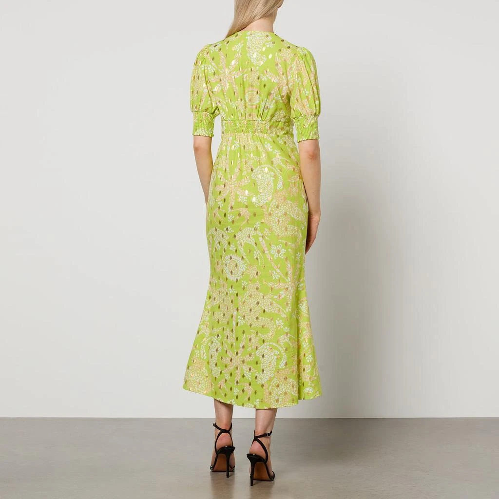 Never Fully Dressed Never Fully Dressed Lindos Printed Cotton-Blend Dress 2