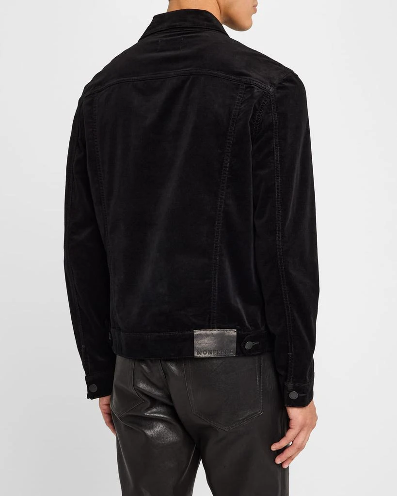 MONFRÈRE Men's Dean Slim Corduroy Trucker Jacket 3
