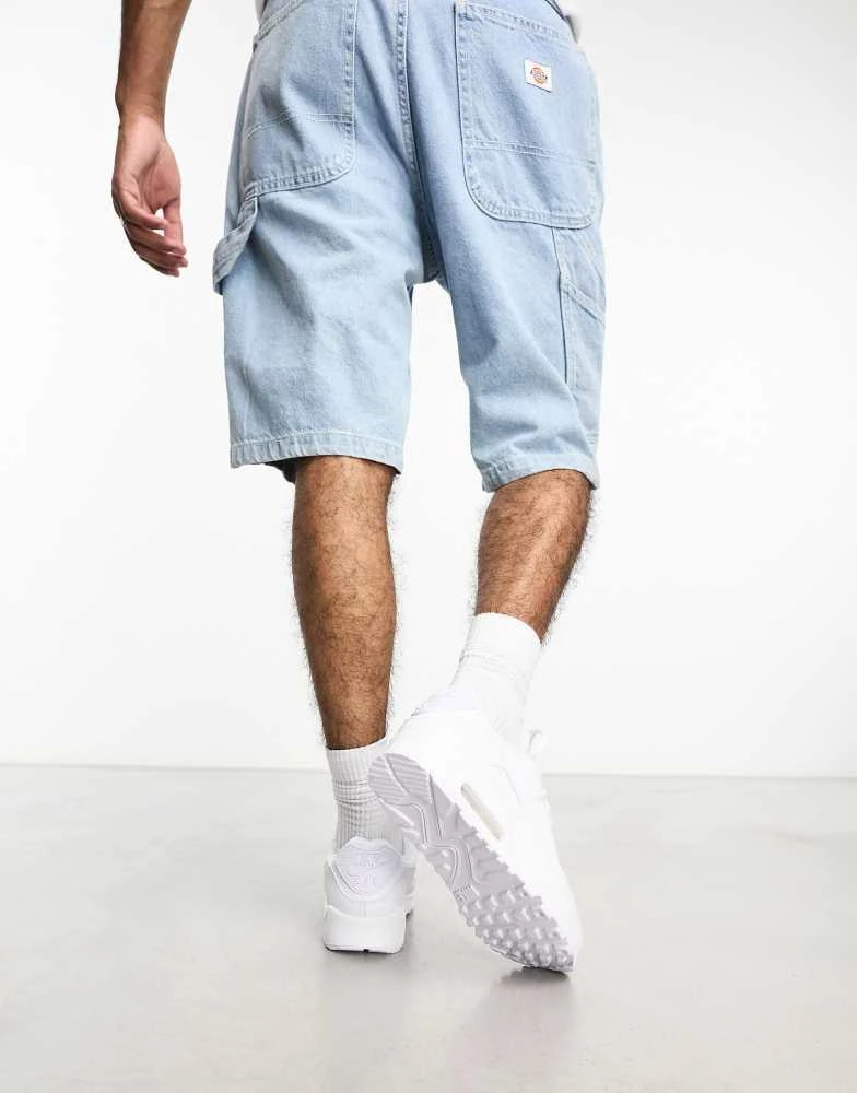 NIKE Nike Air Max 90 LTR trainers in triple white 2