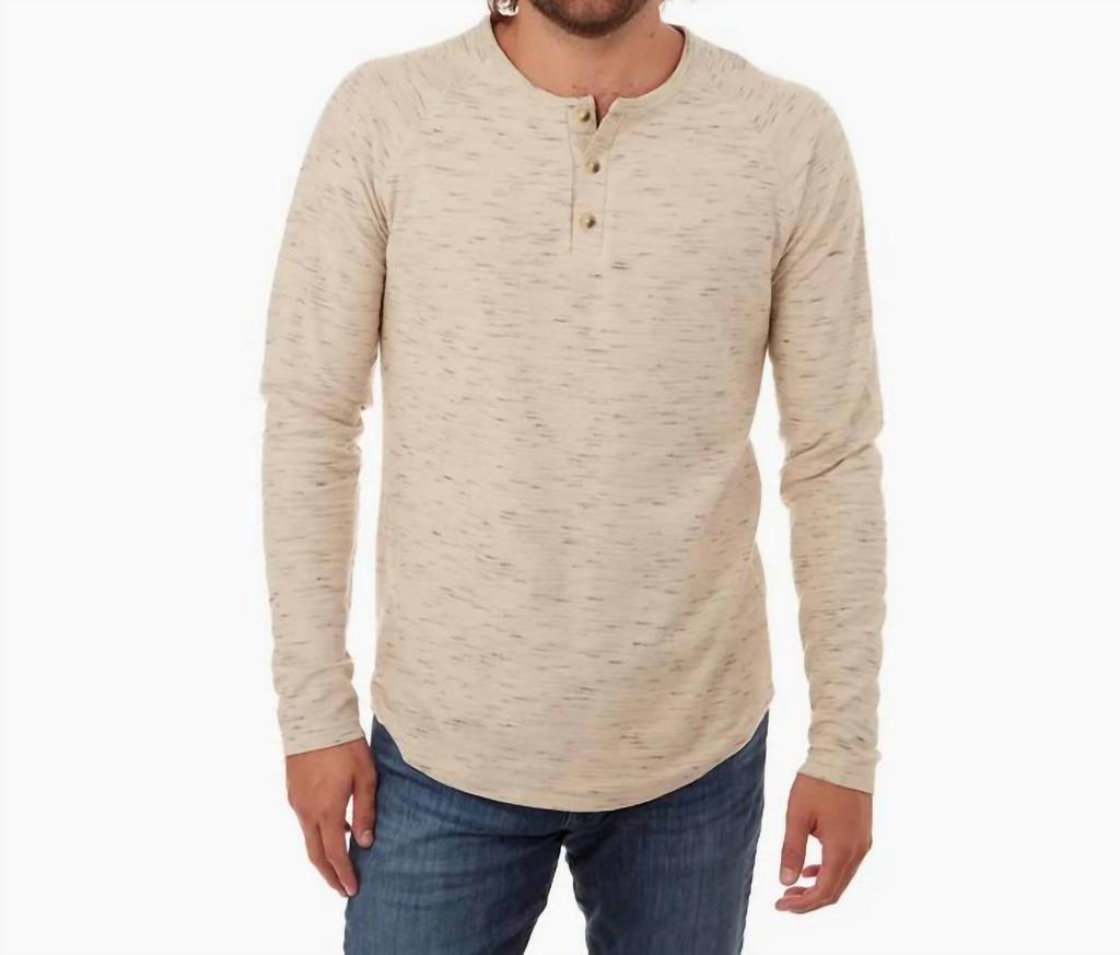 PX Px - Beckett Long Sleeve Henley Tee