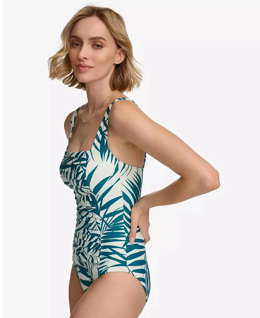 Calvin Klein Pleated One-Piece Swimsuit,Created for Macy's 5