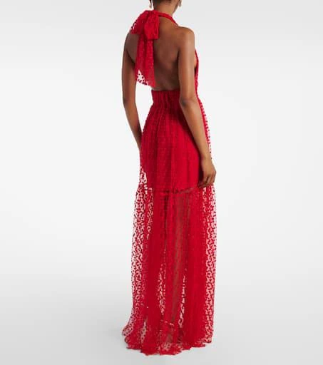 Alexandra Miro Dakota halterneck dress 3