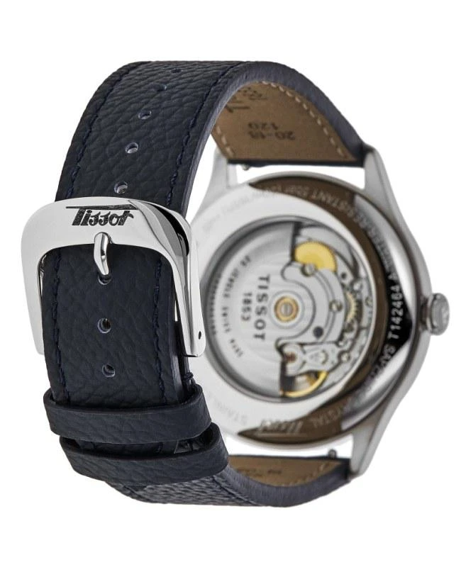 Tissot Tissot Heritage 1938 Automatic COSC Silver Dial Leather Strap Men's Watch T142.464.16.032.00 4