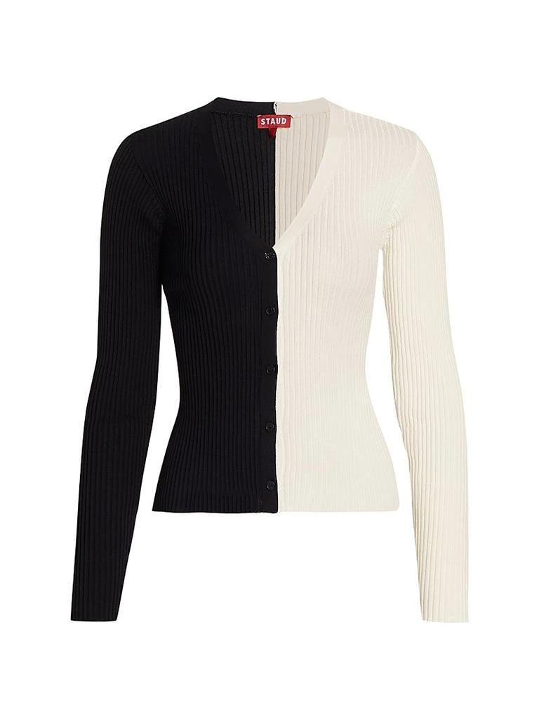 Staud Cargo Colorblock Cardigan 1