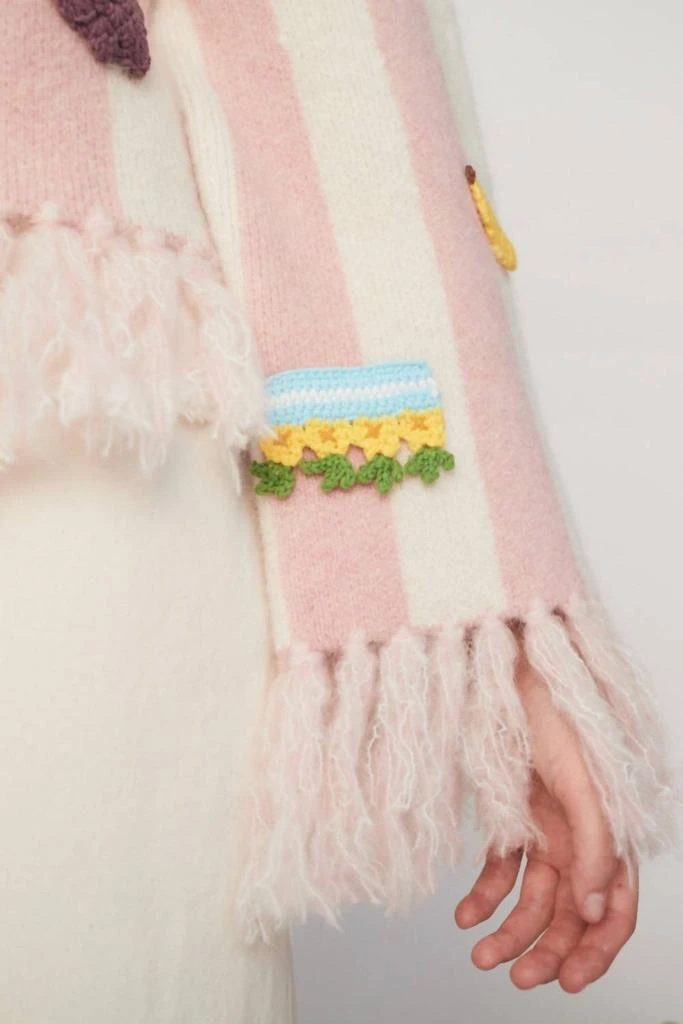 ALEMAIS Alemais - Villa Cropped Knit Jumper 5