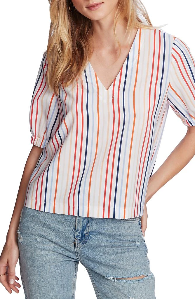Court & Rowe Tropical Stripe Blouse 1